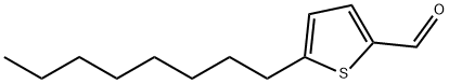 5-n-Octylthiophene-2-carbaldehyde 구조식 이미지