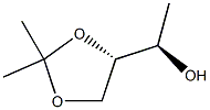 (S)-1-((R)-2,2-DIMETHYL-1,3-DIOXOLAN-4-YL)ETHANOL 구조식 이미지