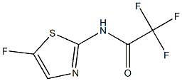 Acetamide, 2,2,2-trifluoro-N-(5-fluoro-2-thiazolyl)- Structure