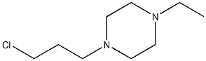 1-(3-chloropropyl)-4-ethylpiperazine Structure