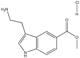 METHYL 3-(2-AMINOETHYL)-1H-INDOLE-5-CARBOXYLATE HCL 구조식 이미지