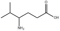4-amino-5-methylhexanoic acid Structure