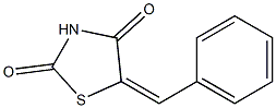 (5E)-5-benzylidene-1,3-thiazolidine-2,4-dione Structure