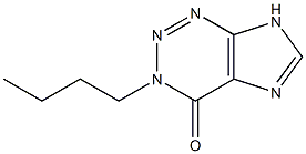 4H-Imidazo[4,5-d]-1,2,3-triazin-4-one,3-butyl-3,7-dihydro- 구조식 이미지