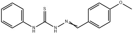 Hydrazinecarbothioamide,2-[(4-methoxyphenyl)methylene]-N-phenyl- 구조식 이미지