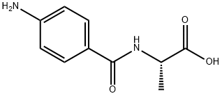 L-Alanine,N-(4-aminobenzoyl)- 구조식 이미지