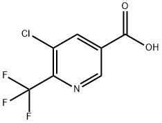 5-chloro-6-(trifluoromethyl)nicotinic acid Structure