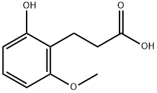 3-(2-hydroxy-6-methoxyphenyl)propanoic acid Structure