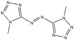 1H-Tetrazole, 5,5'-azobis[1-methyl-, (E)- Structure