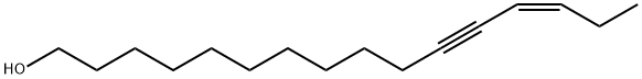 (Z)-13-hexadecen-11-yn-1-ol Structure