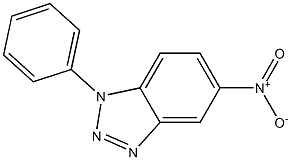 5-nitro-1-phenylbenzotriazole Structure