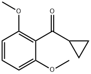 CYCLOPROPYL(2,6-DIMETHOXYPHENYL)-METHANONE Structure