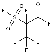 Propanoyl fluoride, 2,3,3,3-tetrafluoro-2-(fluorosulfonyl)- Structure