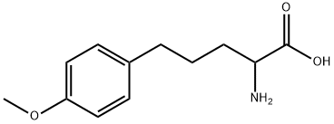 2-Amino-5-(4-methoxyphenyl)pentanoic acid Structure