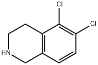 Isoquinoline, 5,6-dichloro-1,2,3,4-tetrahydro- 구조식 이미지