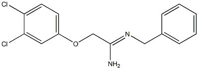 N'-benzyl-2-(3,4-dichlorophenoxy)ethanimidamide Structure