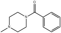 Piperazine, 1-benzoyl-4-methyl- Structure