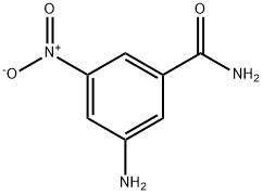 Benzamide, 3-amino-5-nitro- Structure