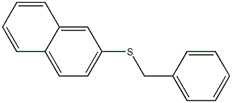 2-benzylsulfanylnaphthalene 구조식 이미지