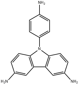 3,6-DIAMINO-N-(4-AMINOPHENYL)CARBAZOLE Structure