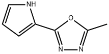 2-methyl-5-(1H-pyrrol-2-yl)-1,3,4-oxadiazole Structure