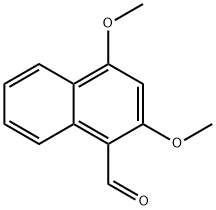 2,4-Dimethoxy-naphthalene-1-carbaldehyde 구조식 이미지