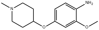 2-Methoxy-4-((1-methylpiperidin-4-yl)oxy)aniline 구조식 이미지