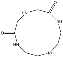 1,4,7,10-Tetraazacyclododecane-2,6-dione Structure