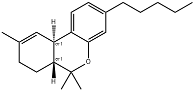 (6aR,10aR)-6,6,9-trimethyl-3-pentyl-6a,7,8,10a-tetrahydrobenzo[c]chromene Structure