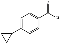 4-cyclopropylbenzenecarboxylic acid chloride 구조식 이미지