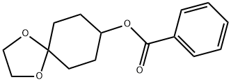 1,4-Dioxaspiro[4.5]decan-8-yl benzoate 구조식 이미지