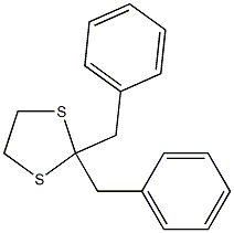 1,3-Dithiolane,2,2-bis(phenylmethyl)- 구조식 이미지