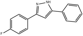 3-(4-Fluoro-phenyl)-5-phenyl-1H-pyrazole 구조식 이미지