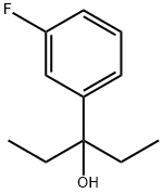 3-(3-Fluorophenyl)-3-pentanol Structure