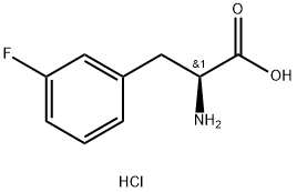 3-fluoro- L-Phenylalanine, hydrochloride Structure
