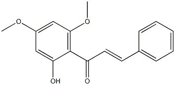 2-Propen-1-one,1-(2-hydroxy-4,6-dimethoxyphenyl)-3-phenyl- Structure