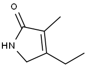 2H-Pyrrol-2-one, 4-ethyl-1,5-dihydro-3-methyl- 구조식 이미지