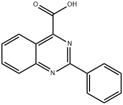 2-PHENYLQUINAZOLINE-4-CARBOXYLIC ACID 구조식 이미지