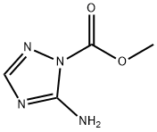 5-Amino-[1,2,4]triazole-1-carboxylic acid methyl ester Structure
