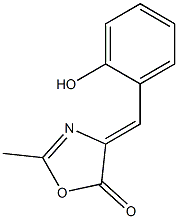 4-[(2-hydroxyphenyl)methylidene]-2-methyl-1,3-oxazol-5-one Structure