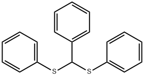 bis(phenylsulfanyl)methylbenzene Structure