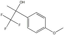 Benzenemethanol, 4-methoxy-a-methyl-a-(trifluoromethyl)- Structure