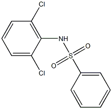 N-(2,6-Dichlorophenyl)benzenesulfonamide 구조식 이미지