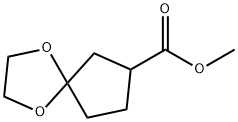 methyl 1,4-dioxaspiro[4.4]nonane-7-carboxylate 구조식 이미지