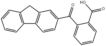 2-(9H-fluorene-2-carbonyl)benzoic acid Structure