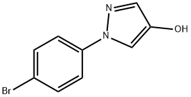 1-(4-Bromo-phenyl)-1H-pyrazol-4-ol 구조식 이미지
