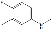 4-fluoro-N,3-dimethylaniline Structure