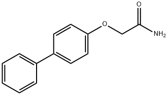 2-(4-biphenylyloxy)acetamide Structure