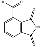 1,3-Dioxo-2,3-dihydro-1H-isoindole-4-carboxylic acid 구조식 이미지