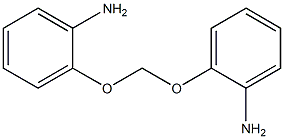 Benzenamine, 2,2'-[methylenebis(oxy)]bis- Structure